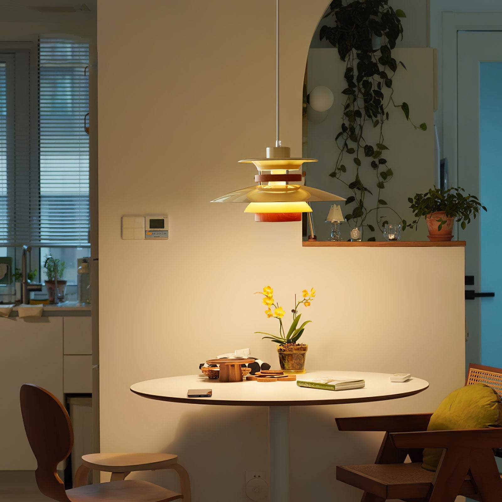 Nymera Wood Steel Pendant Lamp - Letslighting