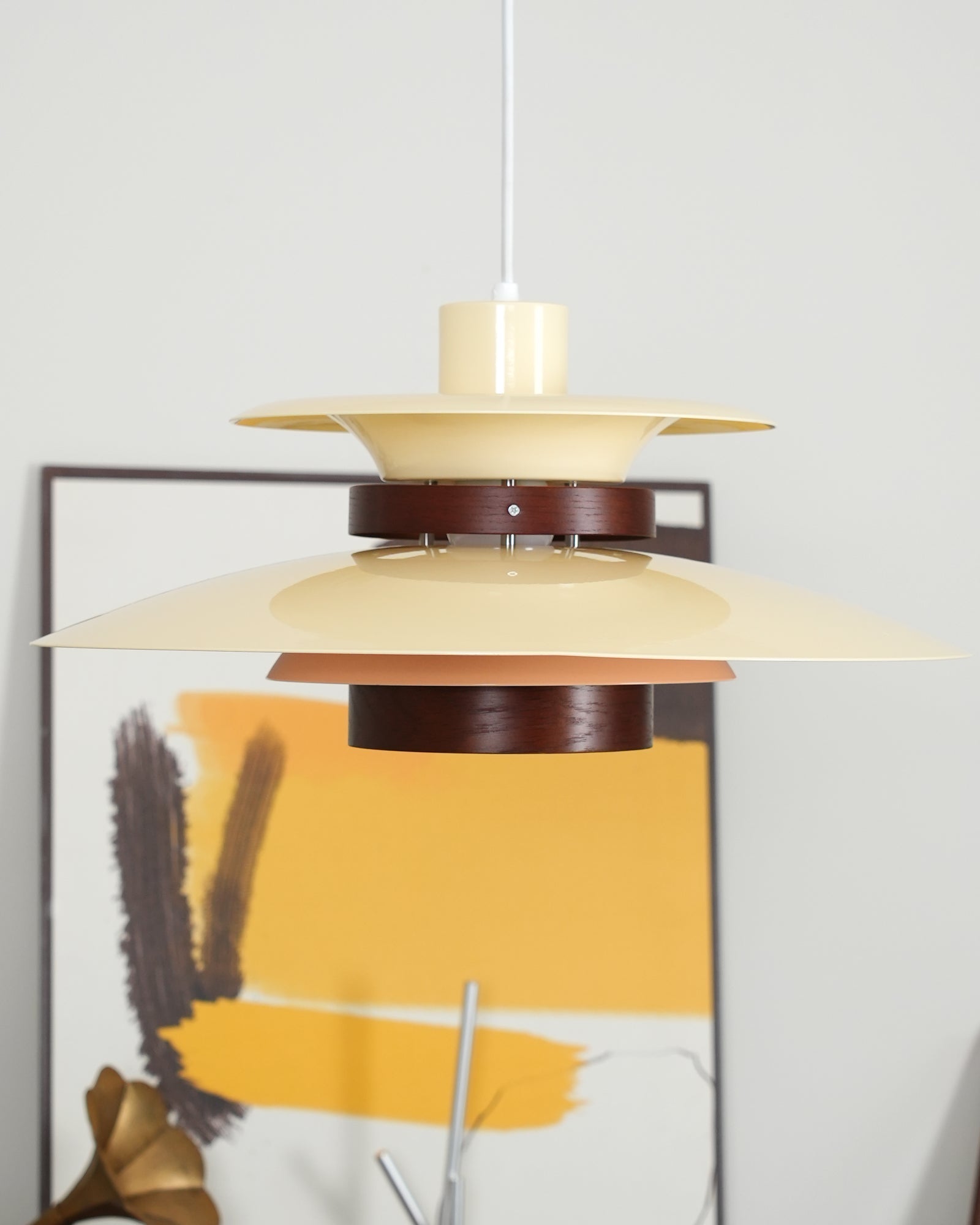 Nymera Wood Steel Pendant Lamp - Letslighting