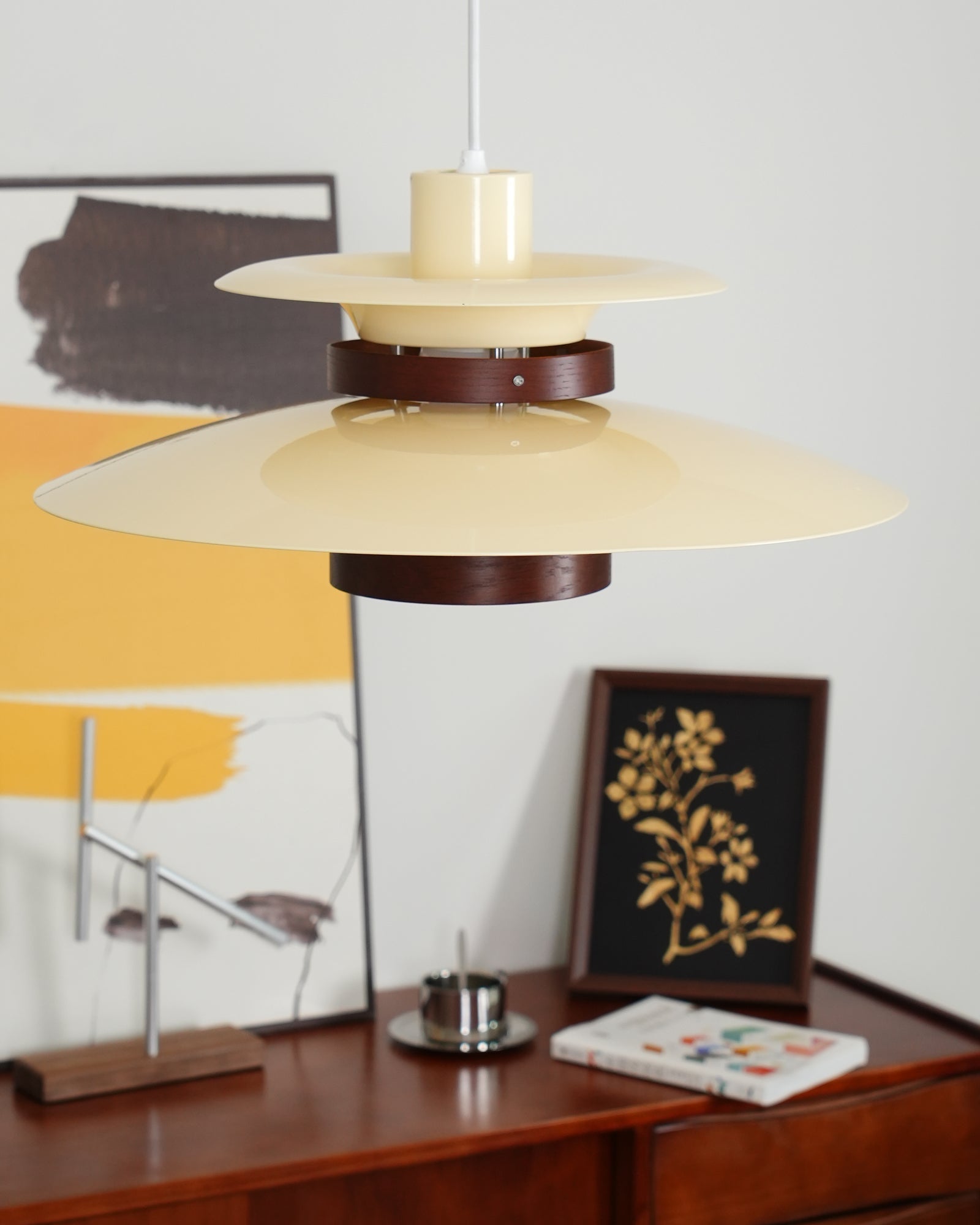 Nymera Wood Steel Pendant Lamp - Letslighting