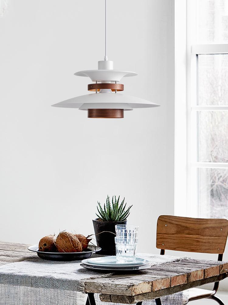 Nymera Wood Steel Pendant Lamp - Letslighting