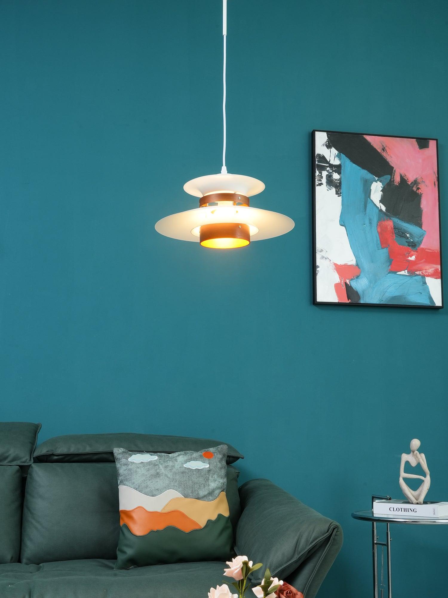 Nymera Wood Steel Pendant Lamp - Letslighting