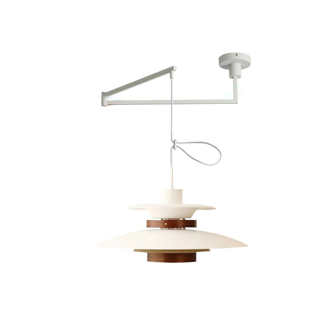 Virelith Steel & Wood Pendant Lamp - Letslighting