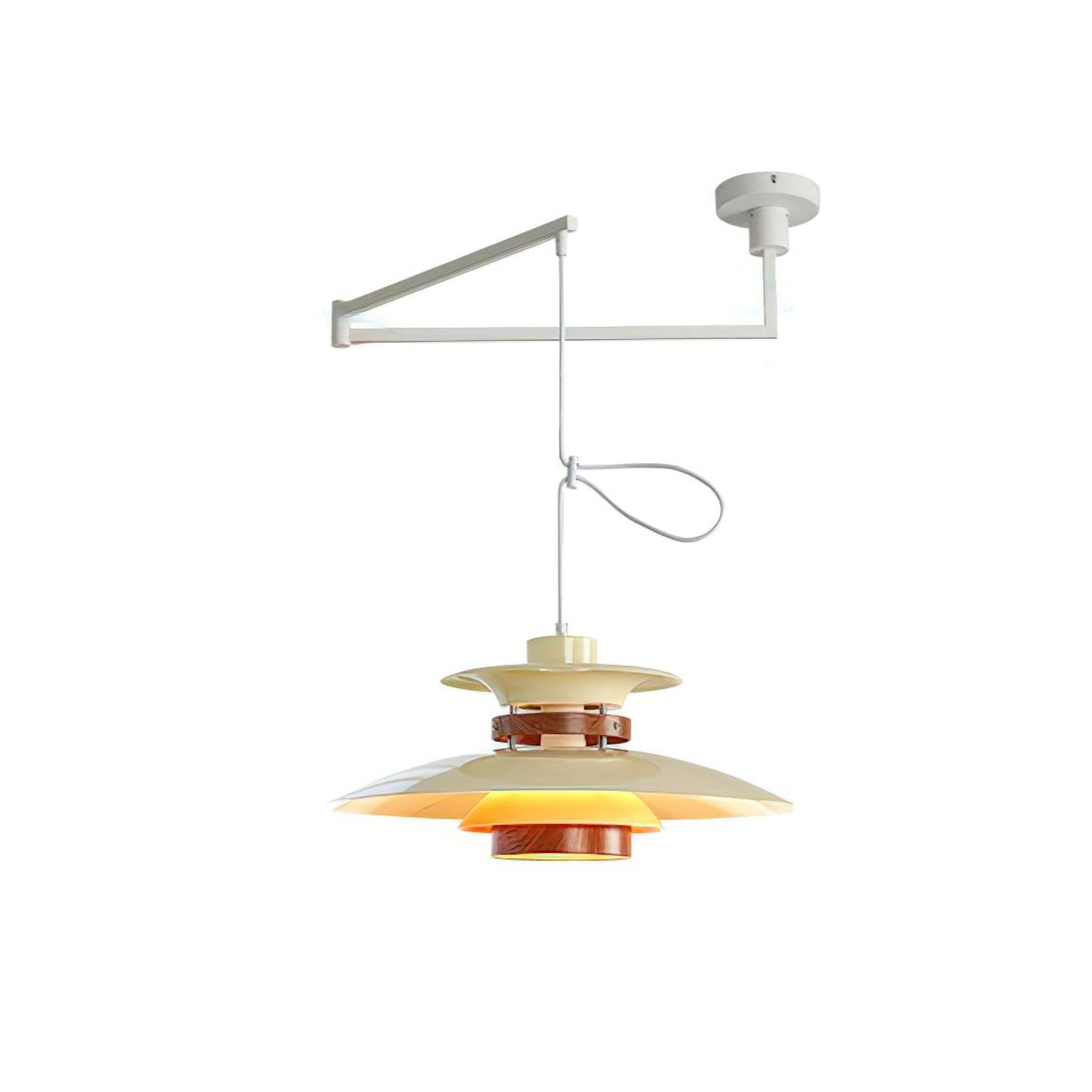 Virelith Steel & Wood Pendant Lamp - Letslighting