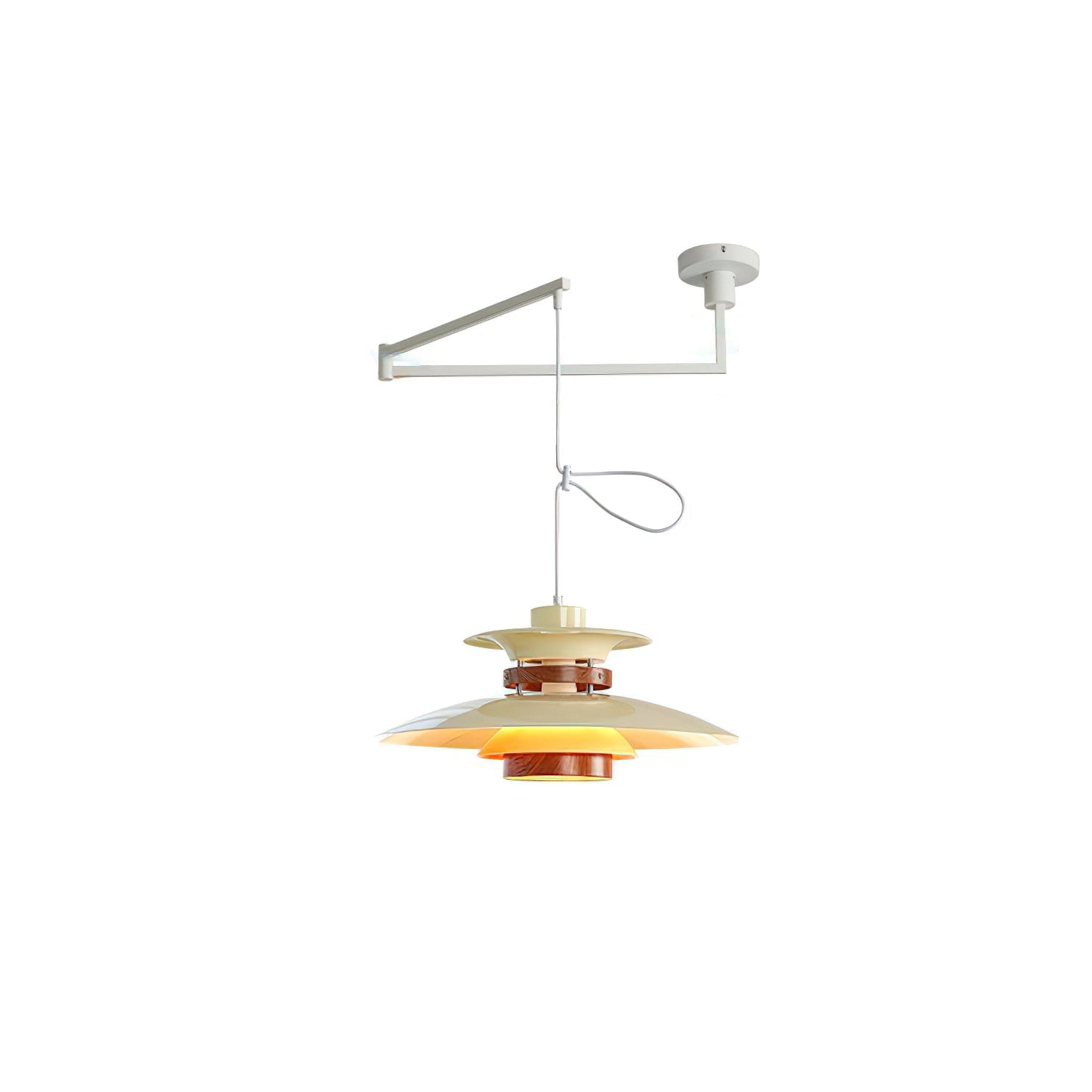 Virelith Steel & Wood Pendant Lamp - Letslighting