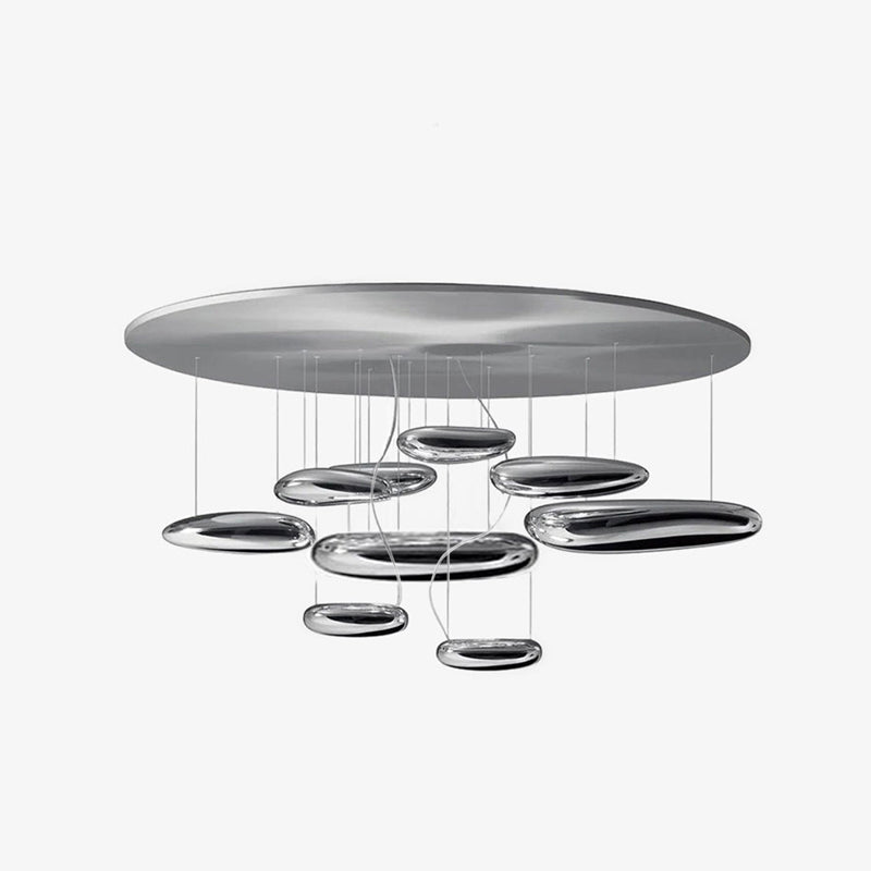 Lustra Ceiling Lamp Aluminum Pebble - Letslighting