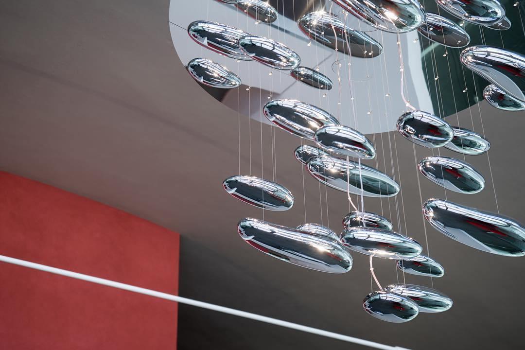 Lustra Chandelier Aluminum Sculptural - Letslighting