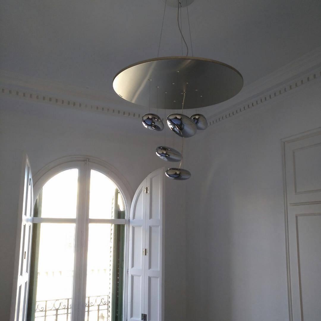 Lustra Chandelier Aluminum Sculptural - Letslighting