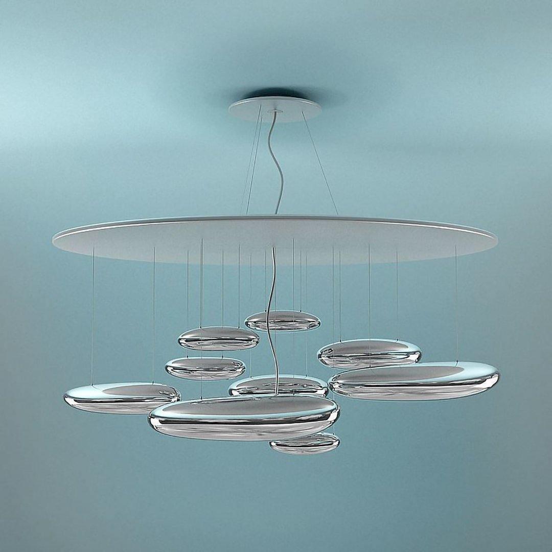 Lustra Chandelier Aluminum Sculptural - Letslighting
