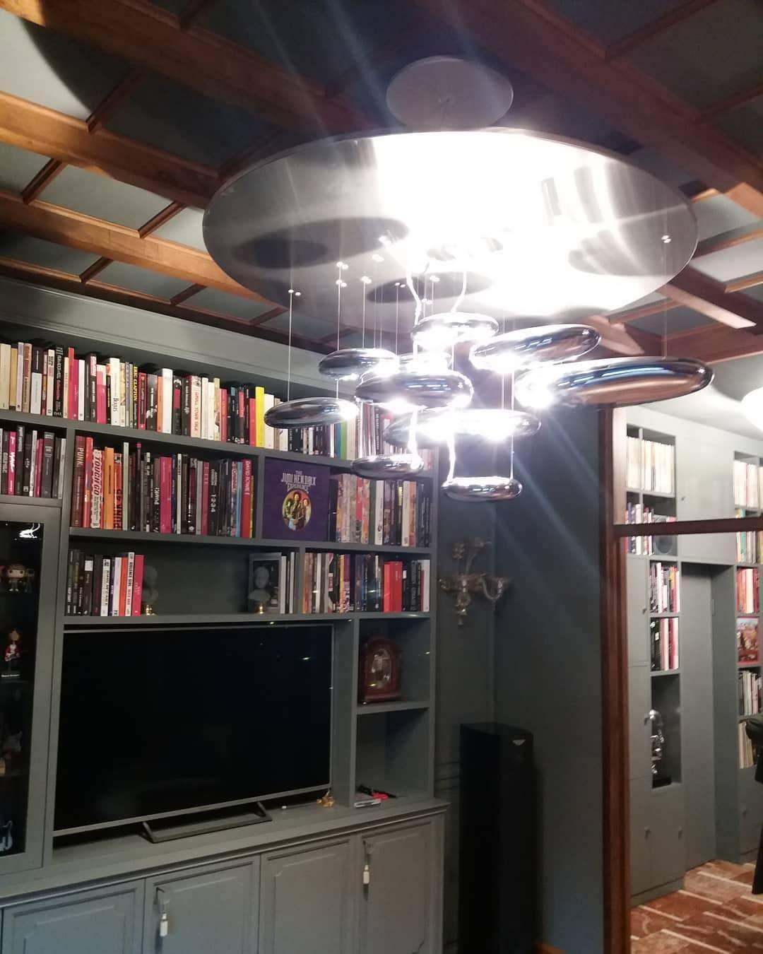 Lustra Chandelier Aluminum Sculptural - Letslighting
