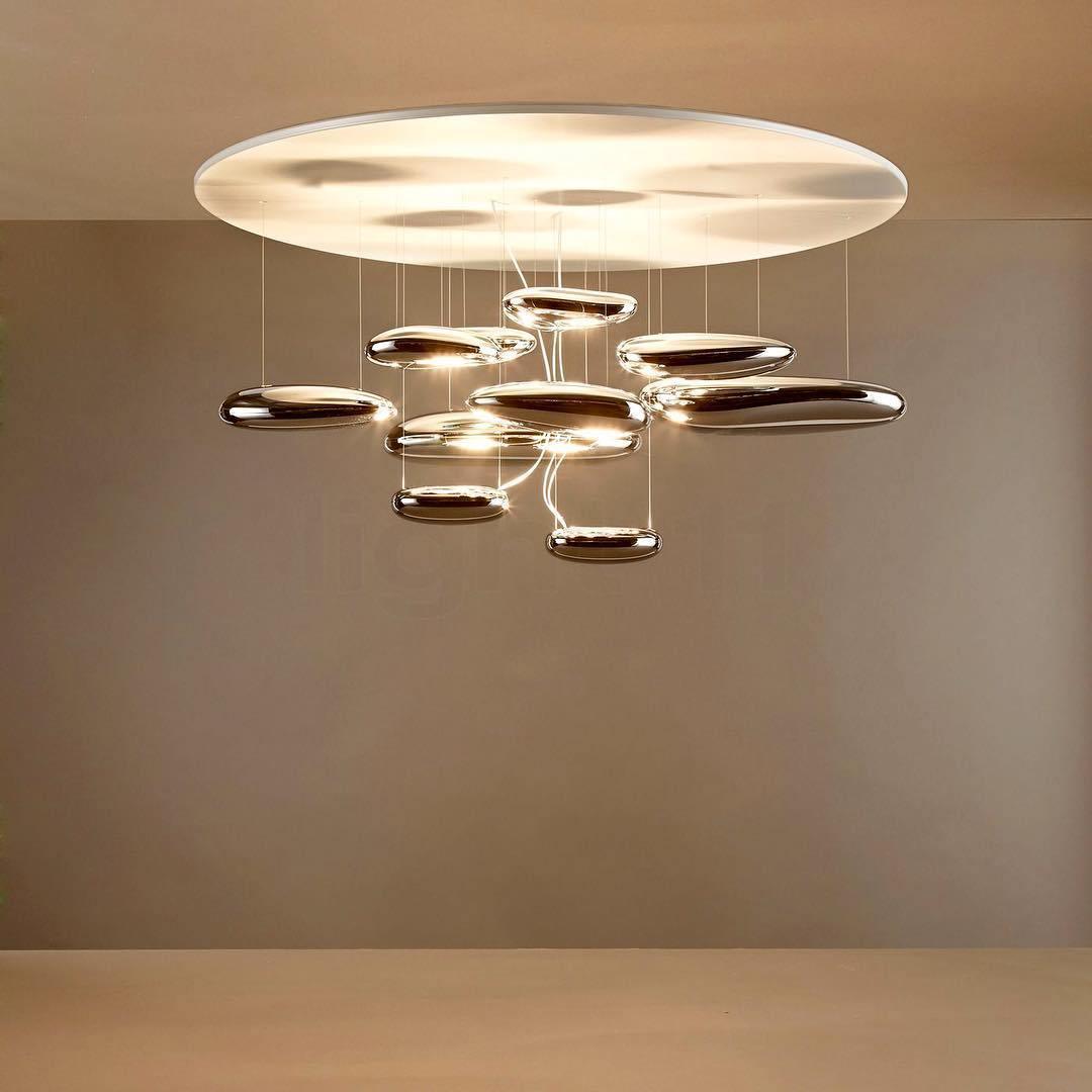 Lustra Ceiling Lamp Aluminum Pebble - Letslighting