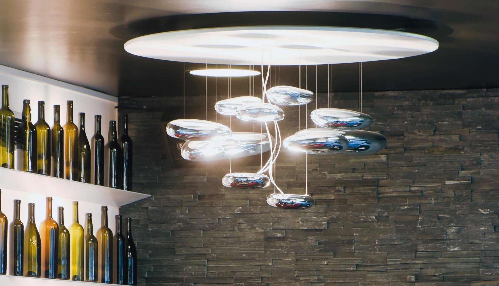 Lustra Chandelier Aluminum Sculptural - Letslighting