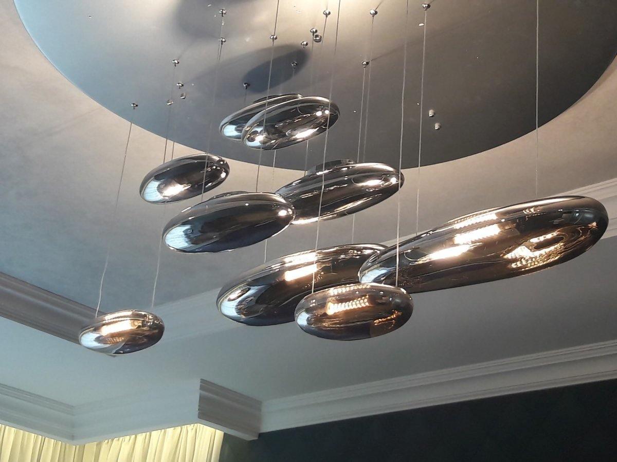 Lustra Chandelier Aluminum Sculptural - Letslighting