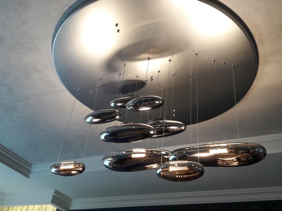 Lustra Chandelier Aluminum Sculptural - Letslighting