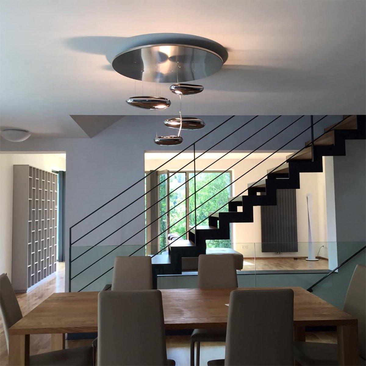 Lustra Chandelier Aluminum Sculptural - Letslighting