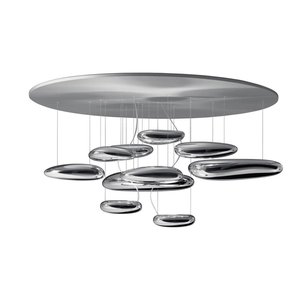 Lustra Ceiling Lamp Aluminum Pebble - Letslighting