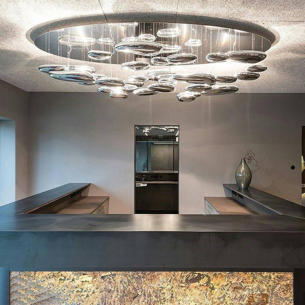 Lustra Ceiling Lamp Aluminum Pebble - Letslighting