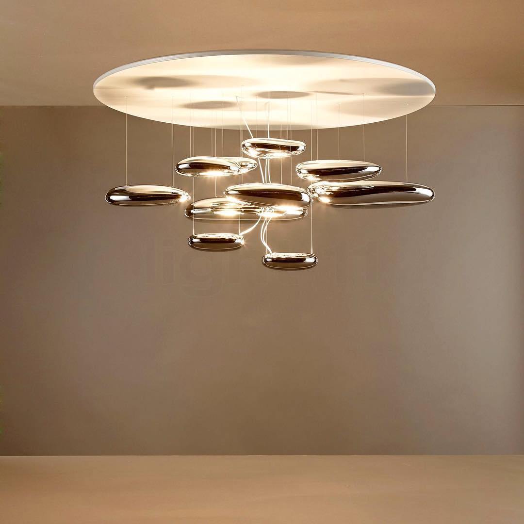 Lustra Ceiling Lamp Aluminum Pebble - Letslighting