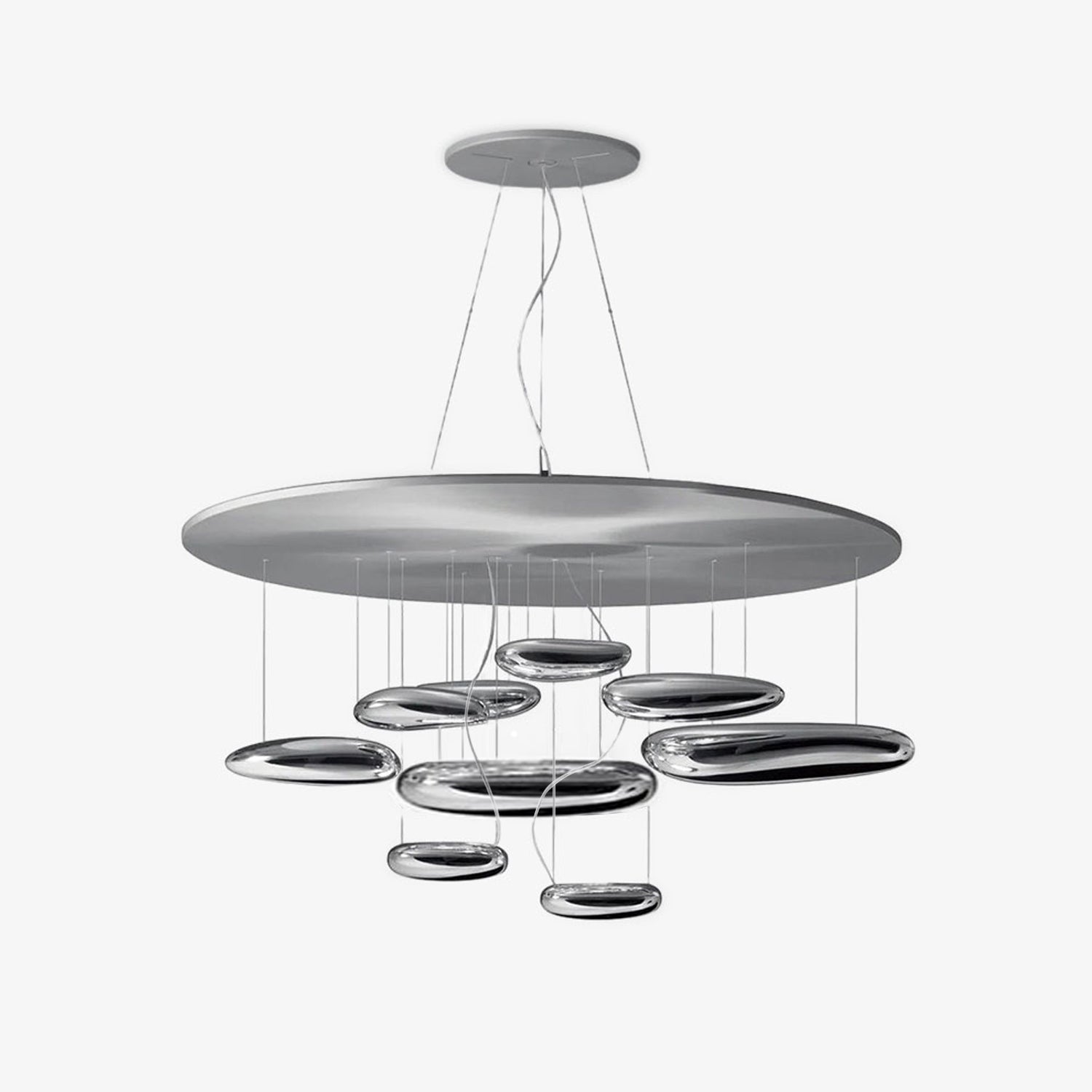 Lustra Chandelier Aluminum Sculptural - Letslighting