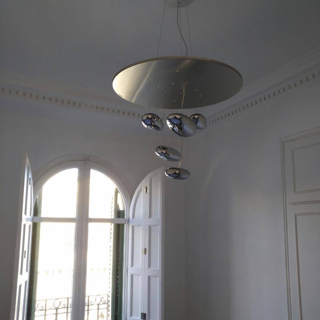 Lustra Chandelier Aluminum Sculptural - Letslighting