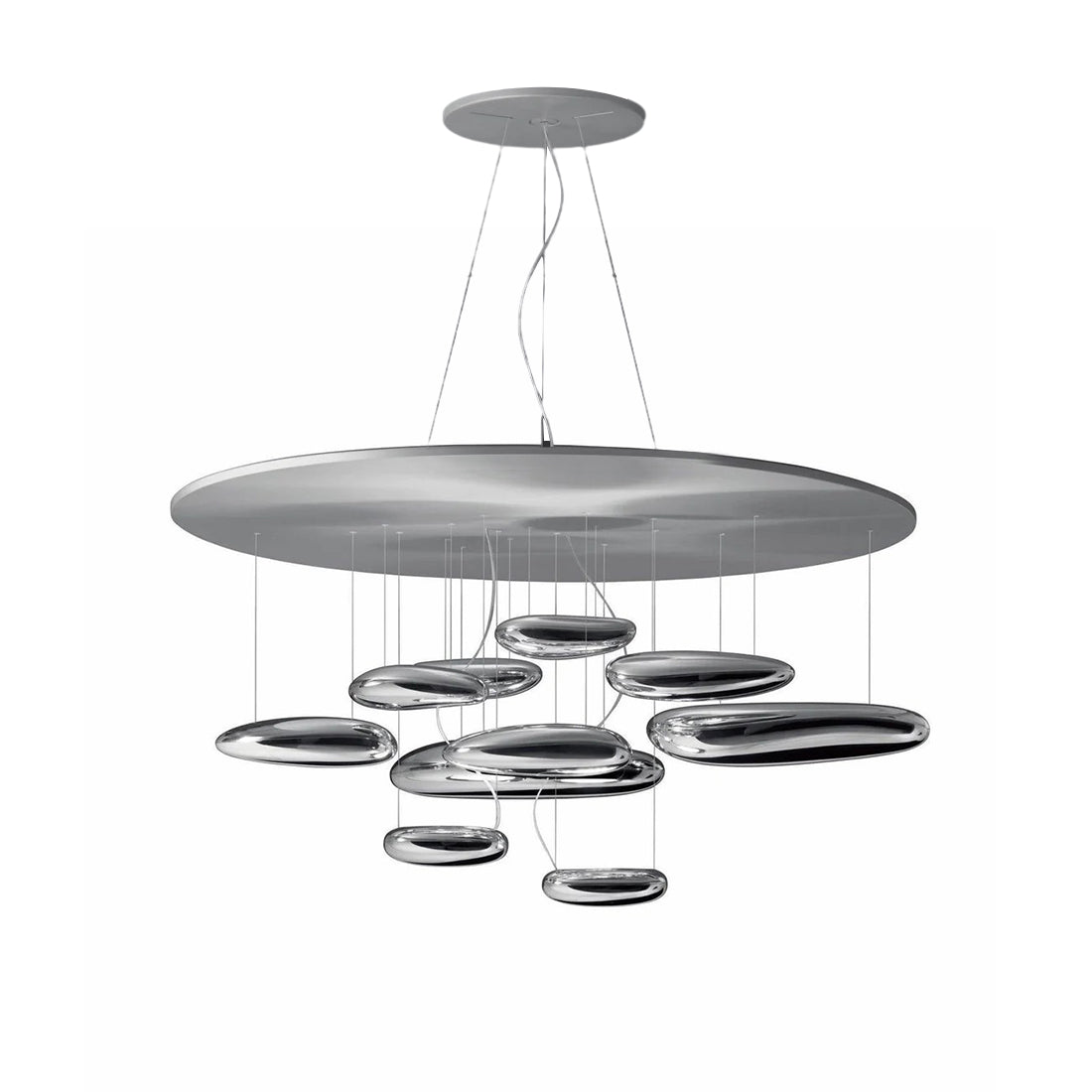 Lustra Chandelier Aluminum Sculptural - Letslighting