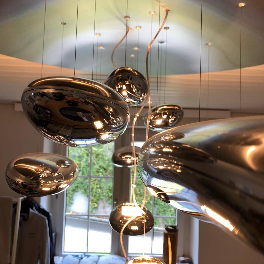 Lustra Chandelier Aluminum Sculptural - Letslighting
