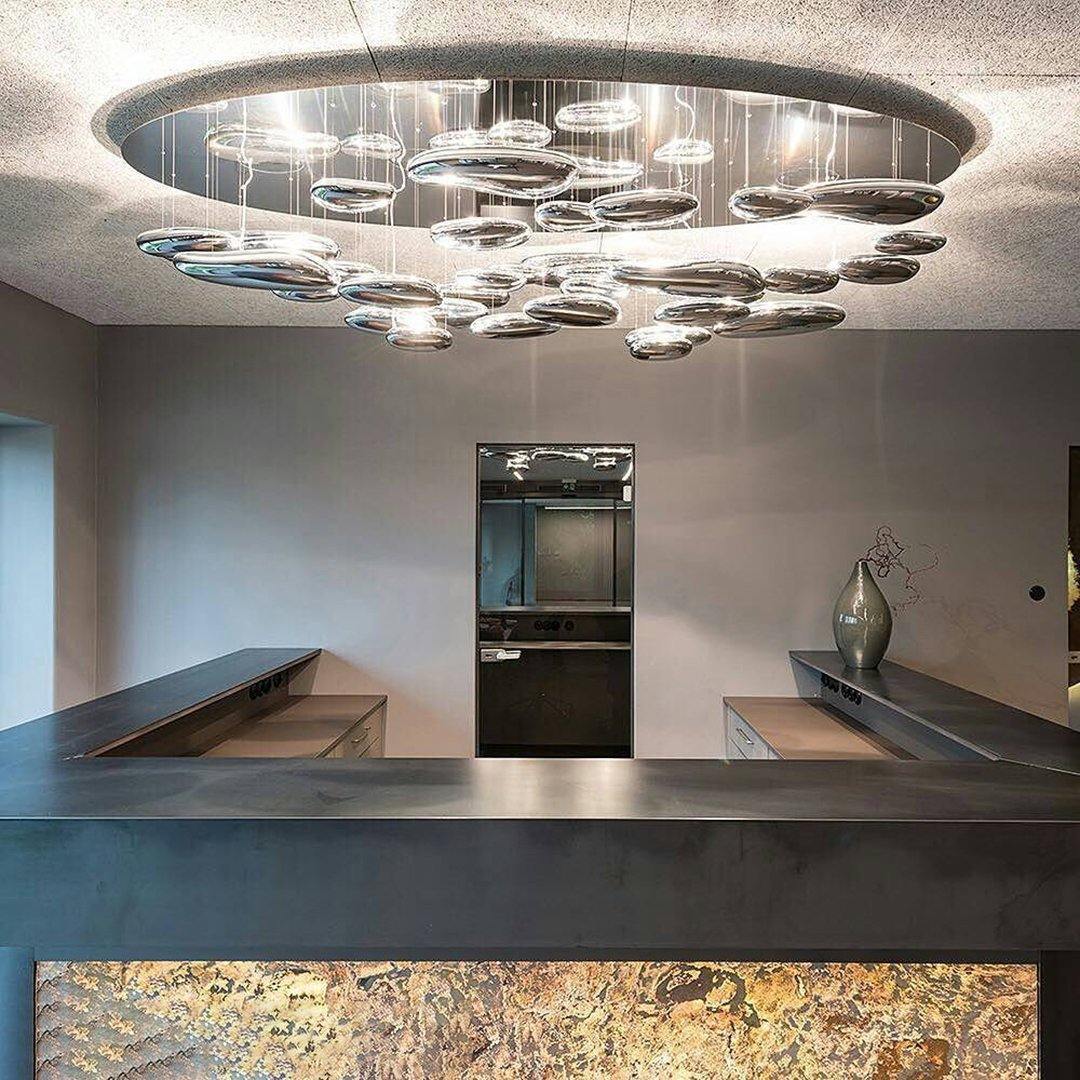 Lustra Chandelier Aluminum Sculptural - Letslighting