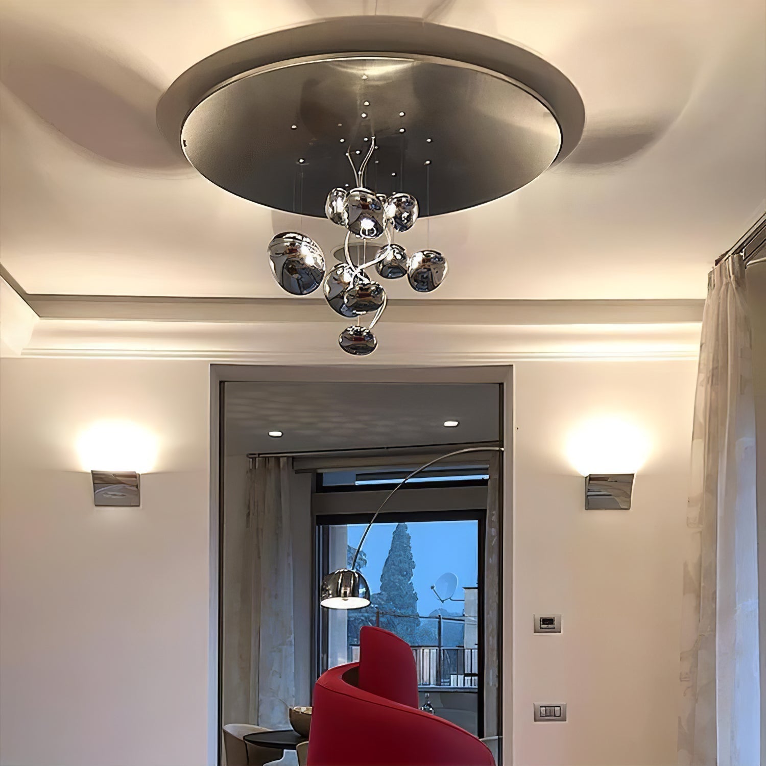 Lustra Ceiling Lamp Aluminum Pebble - Letslighting