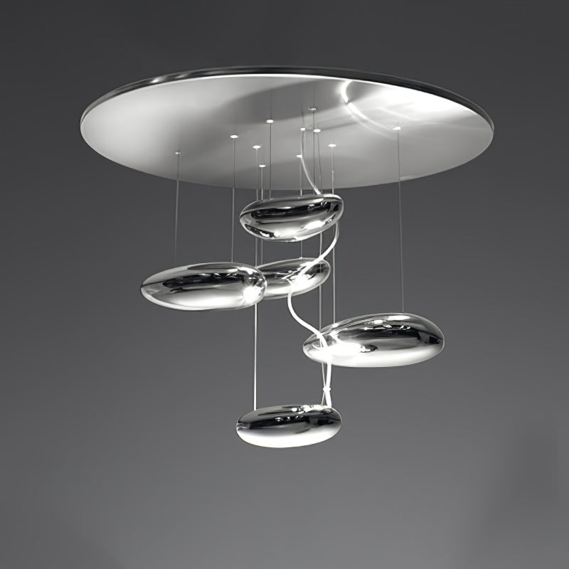 Lustra Ceiling Lamp Aluminum Pebble - Letslighting