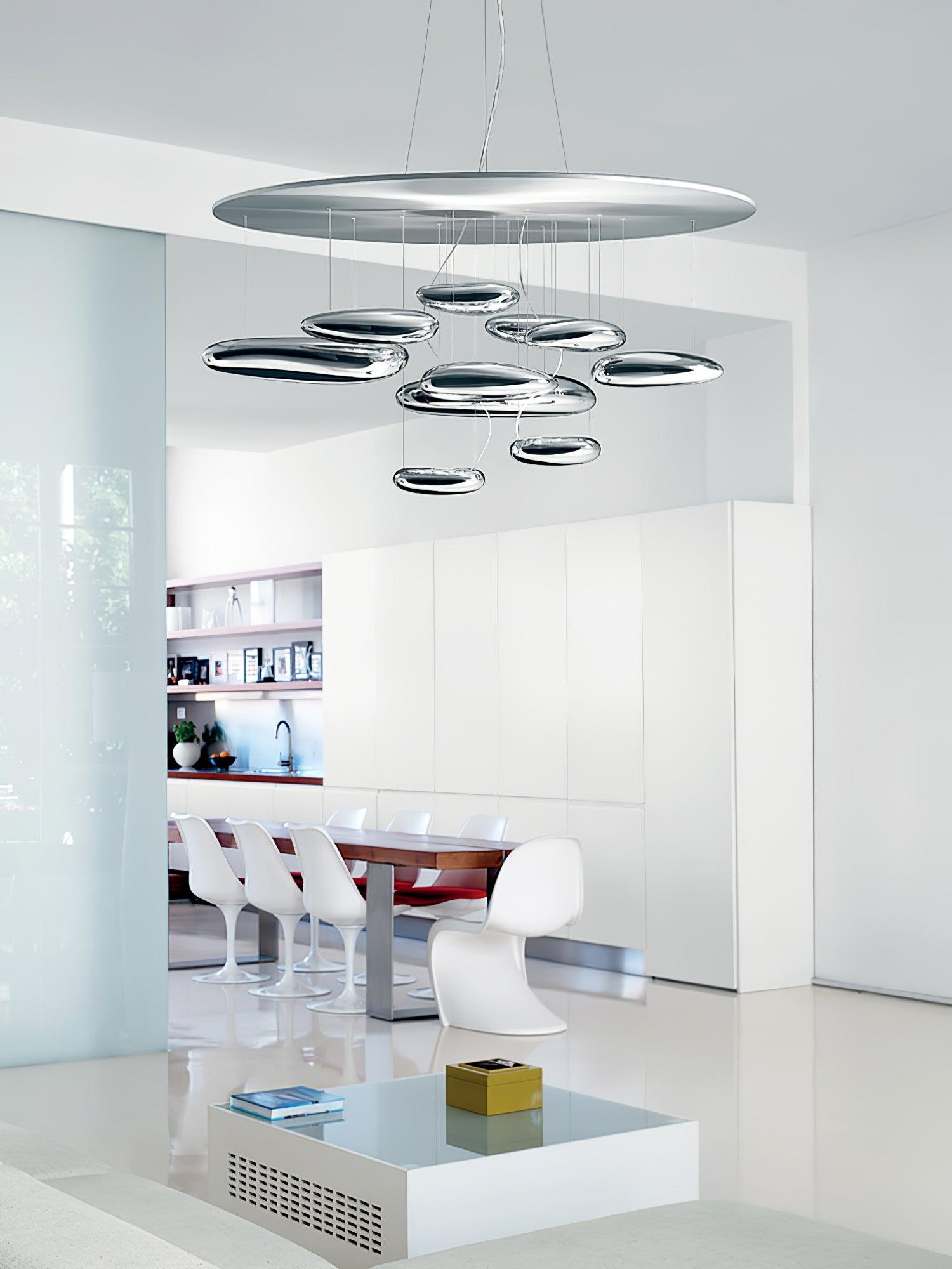 Lustra Chandelier Aluminum Sculptural - Letslighting