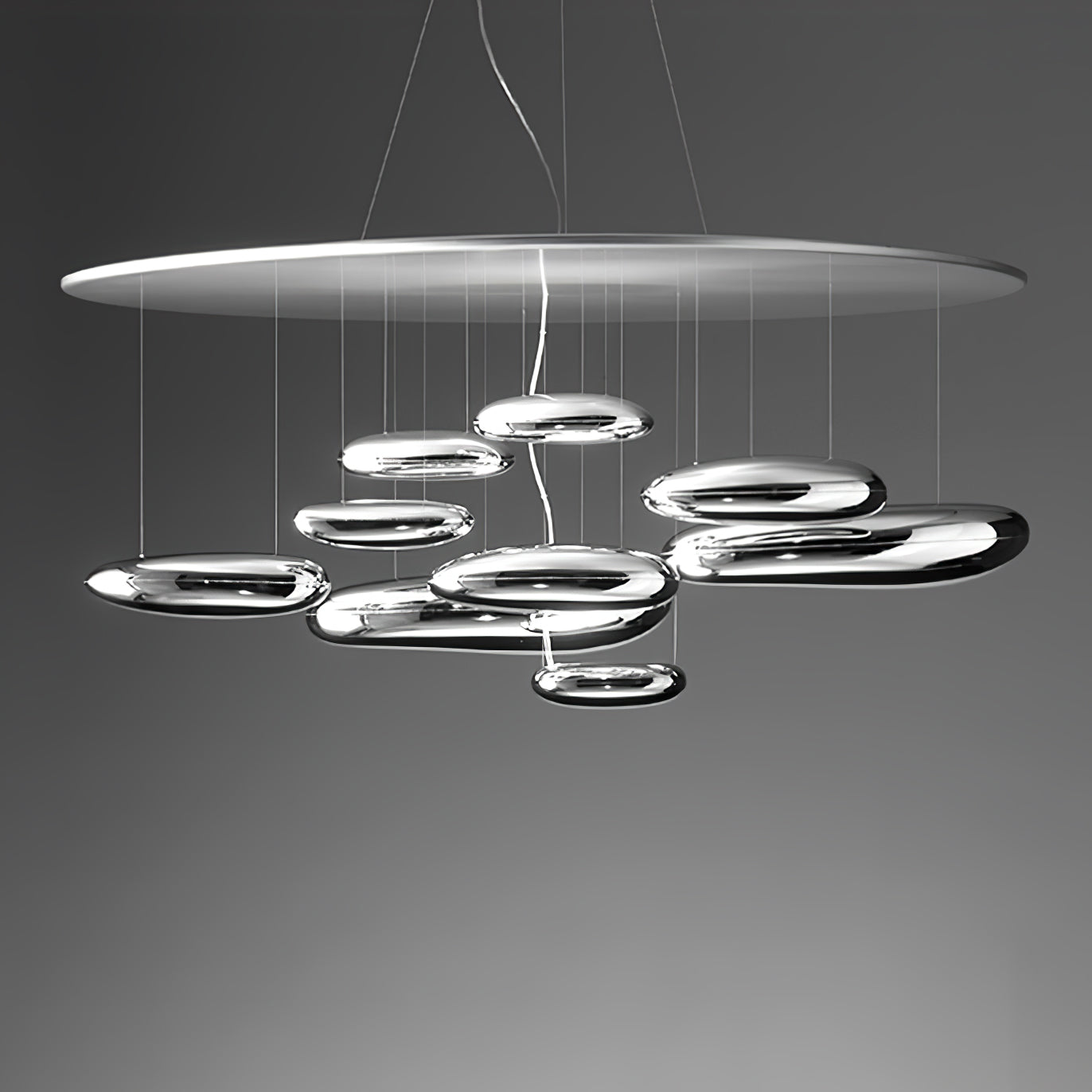 Lustra Chandelier Aluminum Sculptural - Letslighting