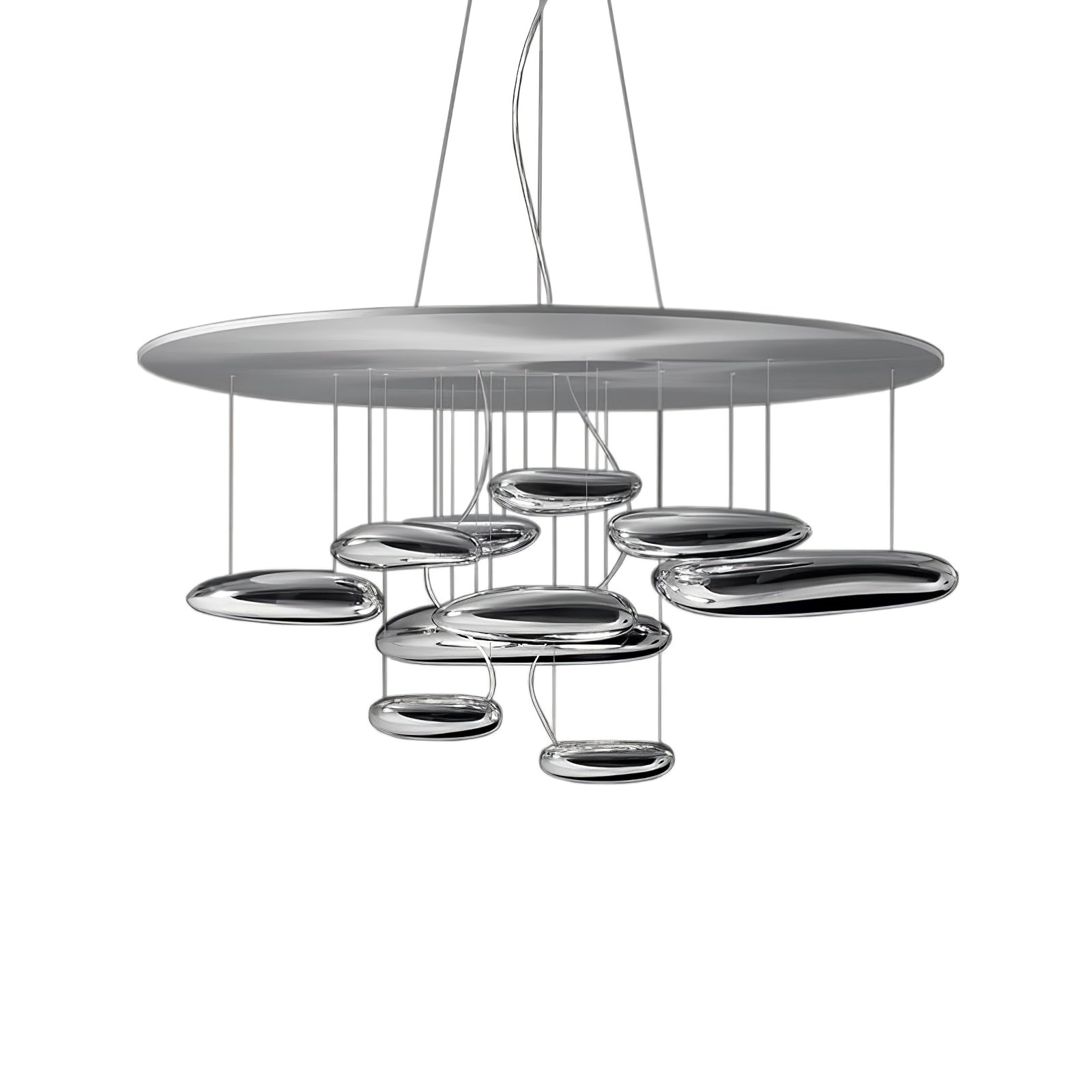 Lustra Chandelier Aluminum Sculptural - Letslighting