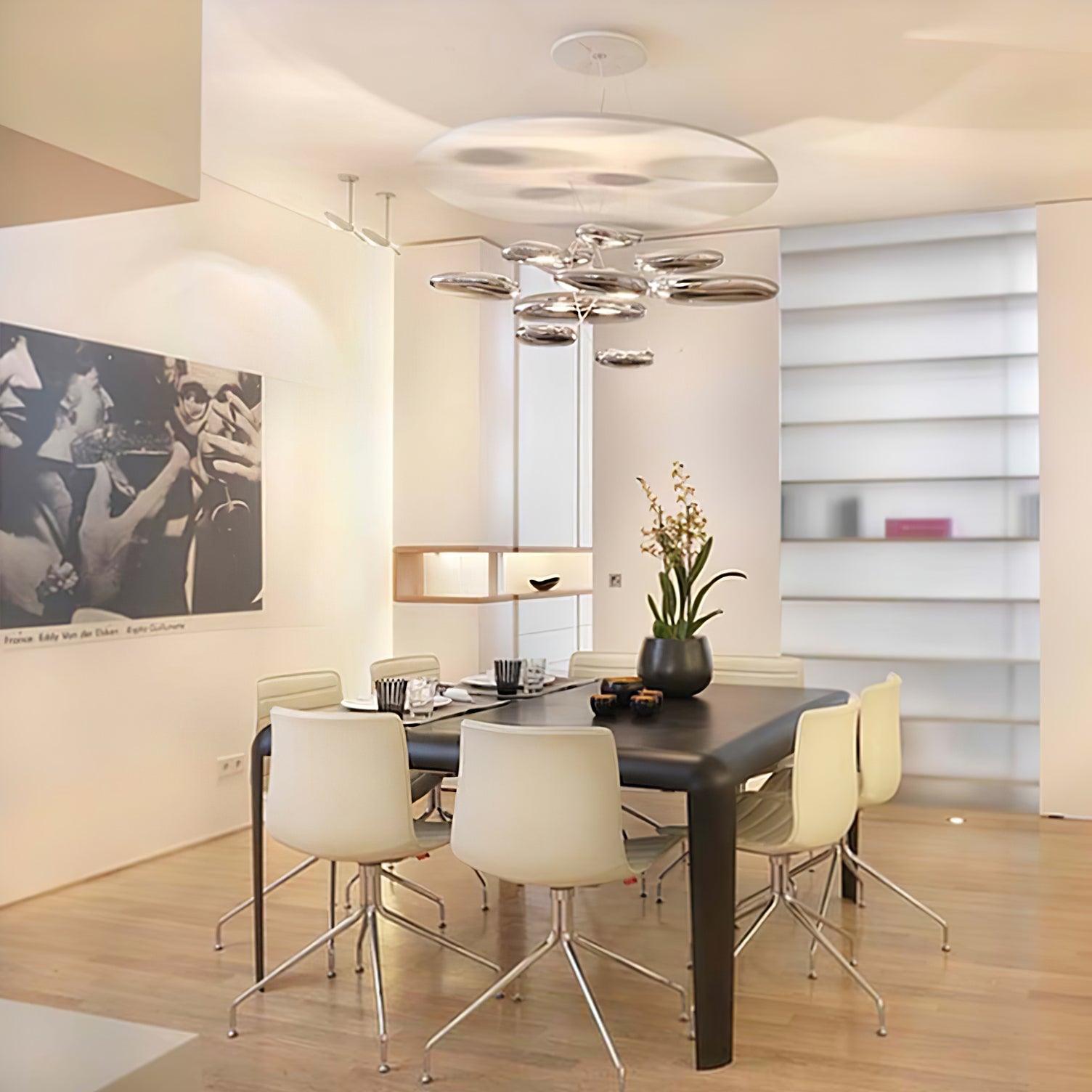 Lustra Chandelier Aluminum Sculptural - Letslighting
