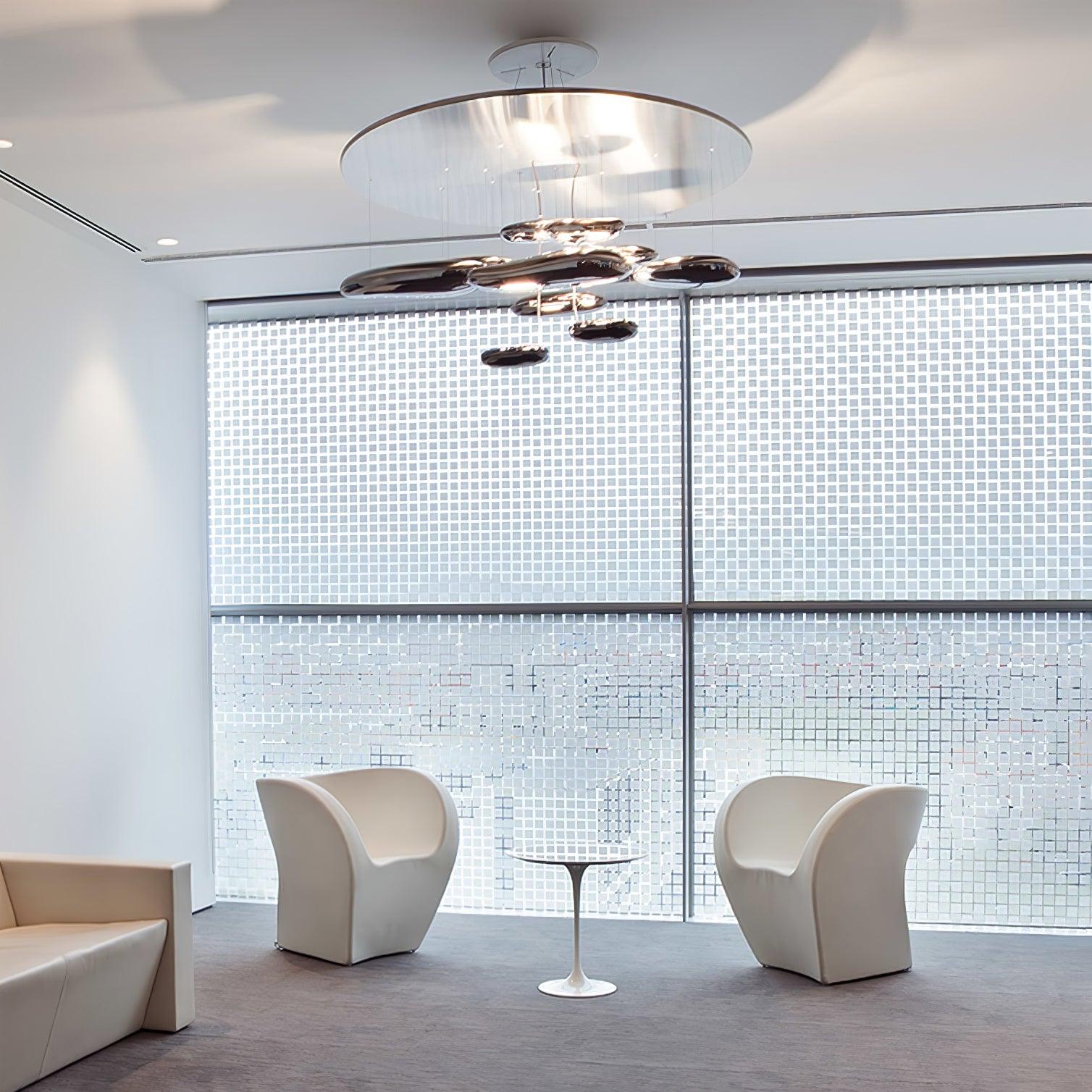Lustra Chandelier Aluminum Sculptural - Letslighting