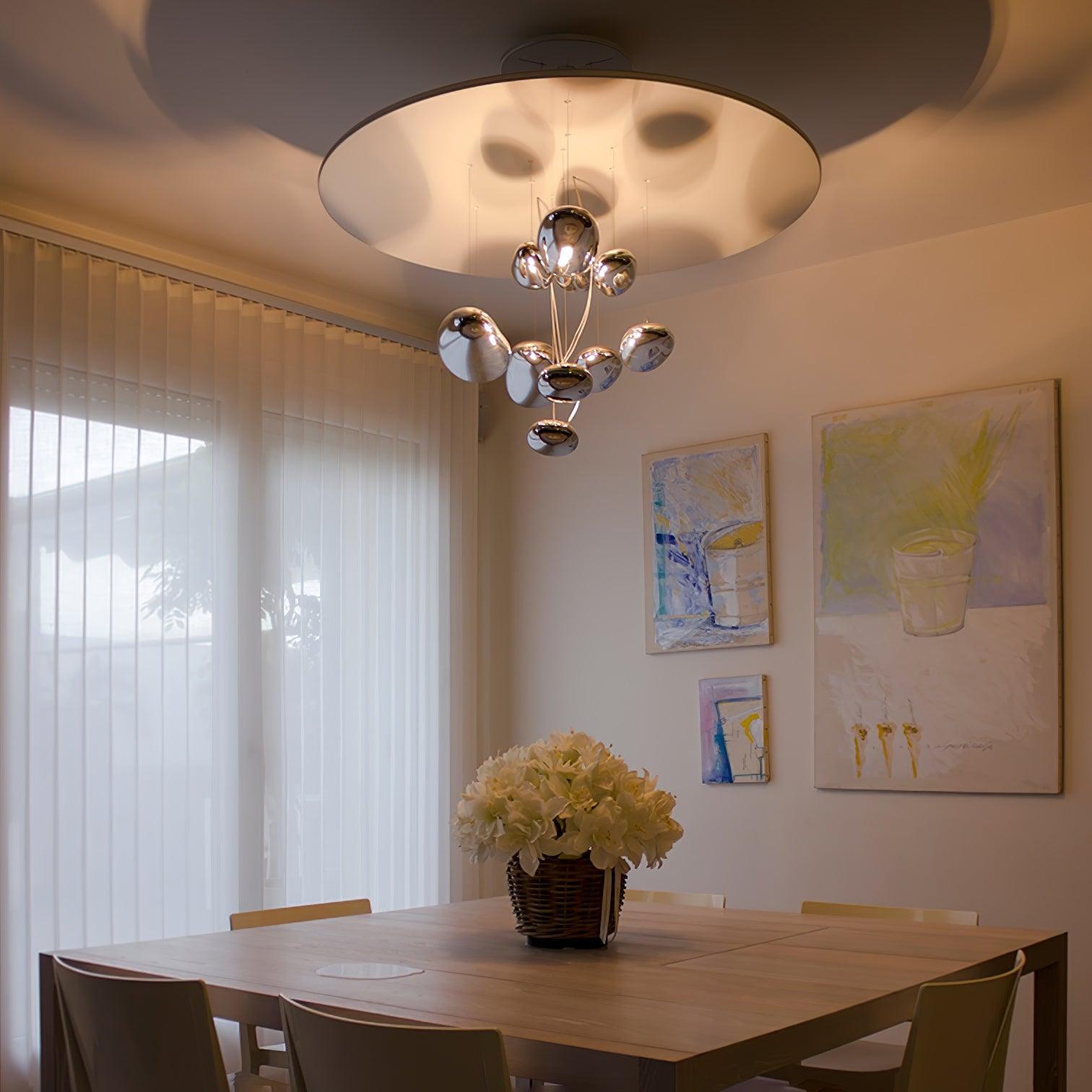 Lustra Chandelier Aluminum Sculptural - Letslighting