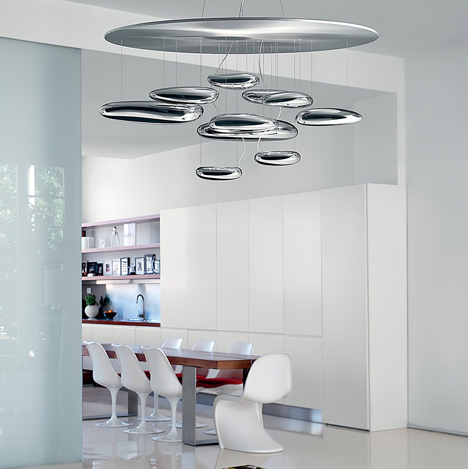Lustra Chandelier Aluminum Sculptural - Letslighting