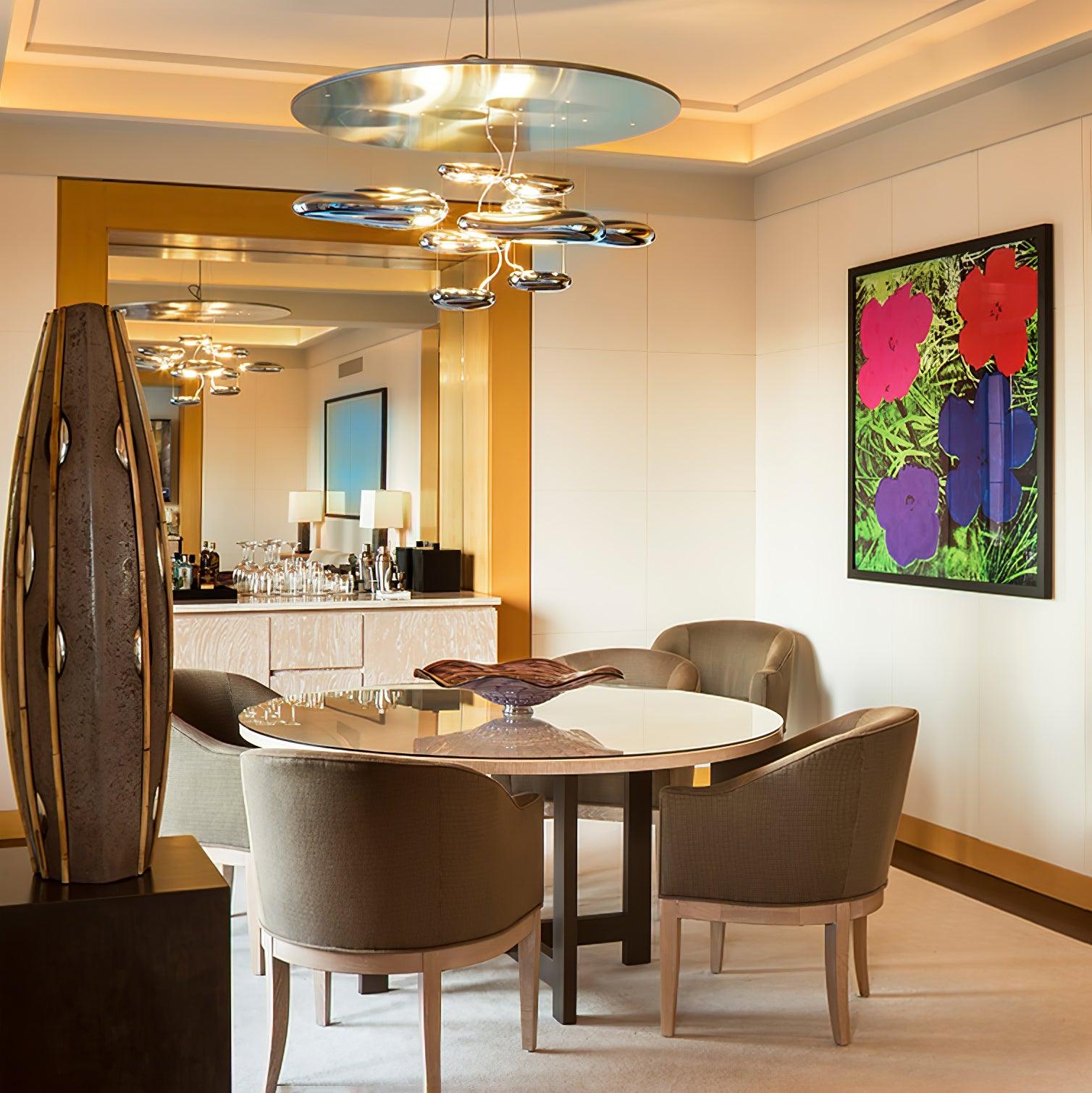 Lustra Chandelier Aluminum Sculptural - Letslighting