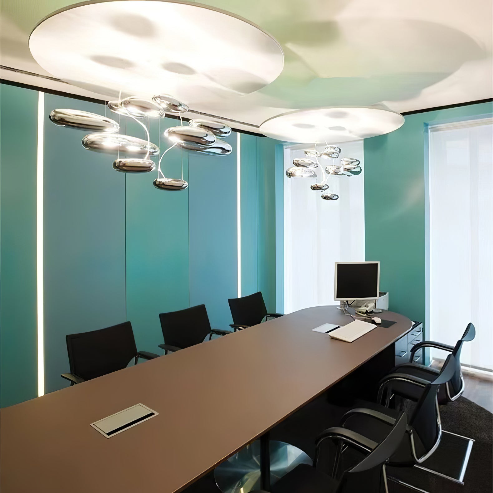 Lustra Ceiling Lamp Aluminum Pebble - Letslighting