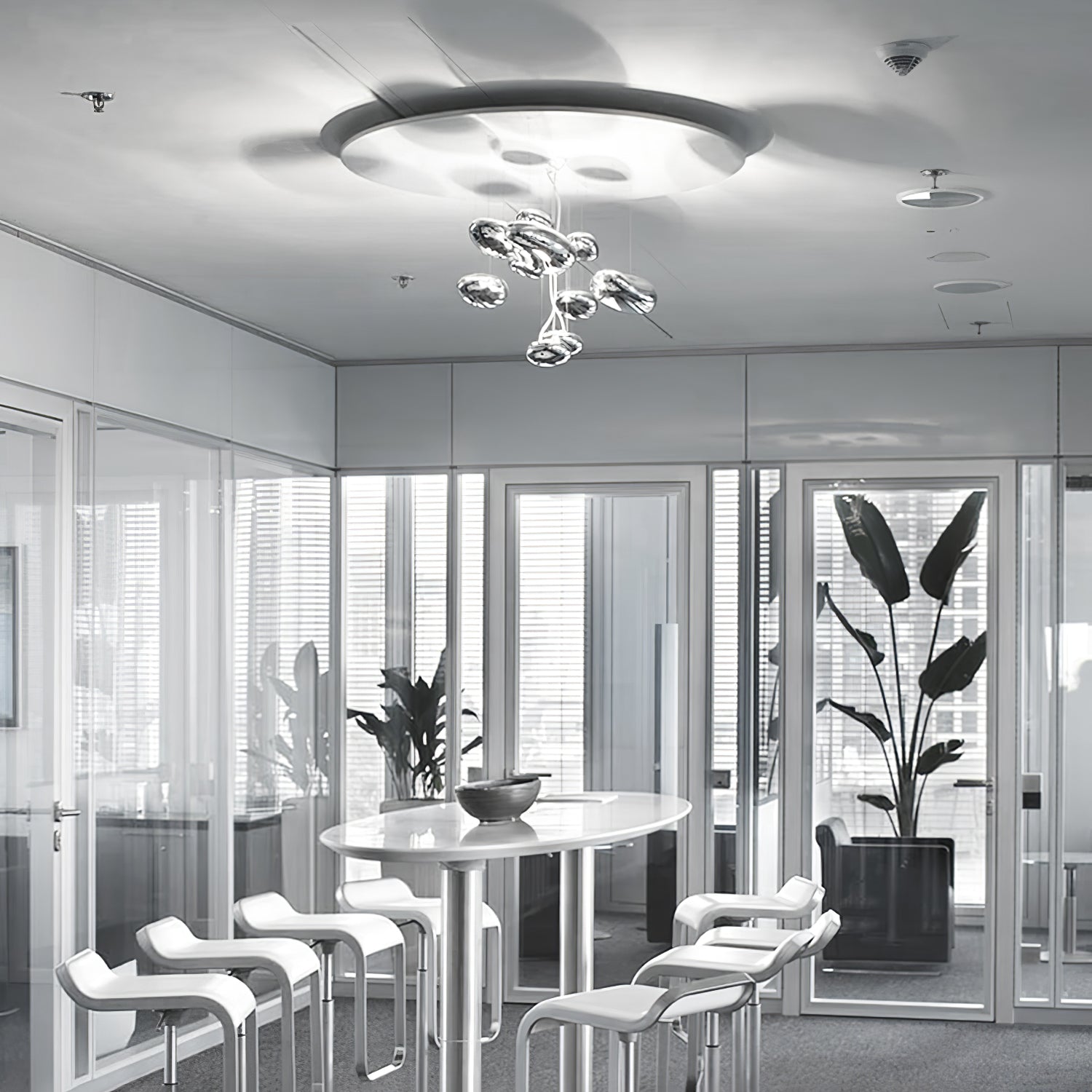 Lustra Ceiling Lamp Aluminum Pebble - Letslighting