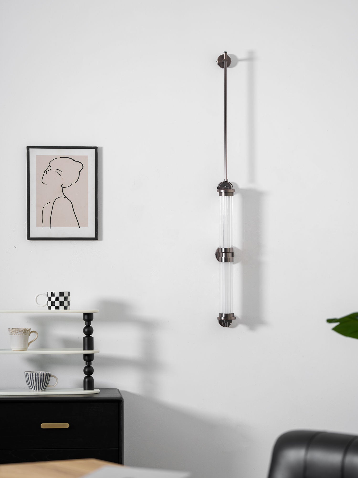 Myrtle Premium Nordic Art Vertical Glass Sconce Wall Lamp - Letslighting