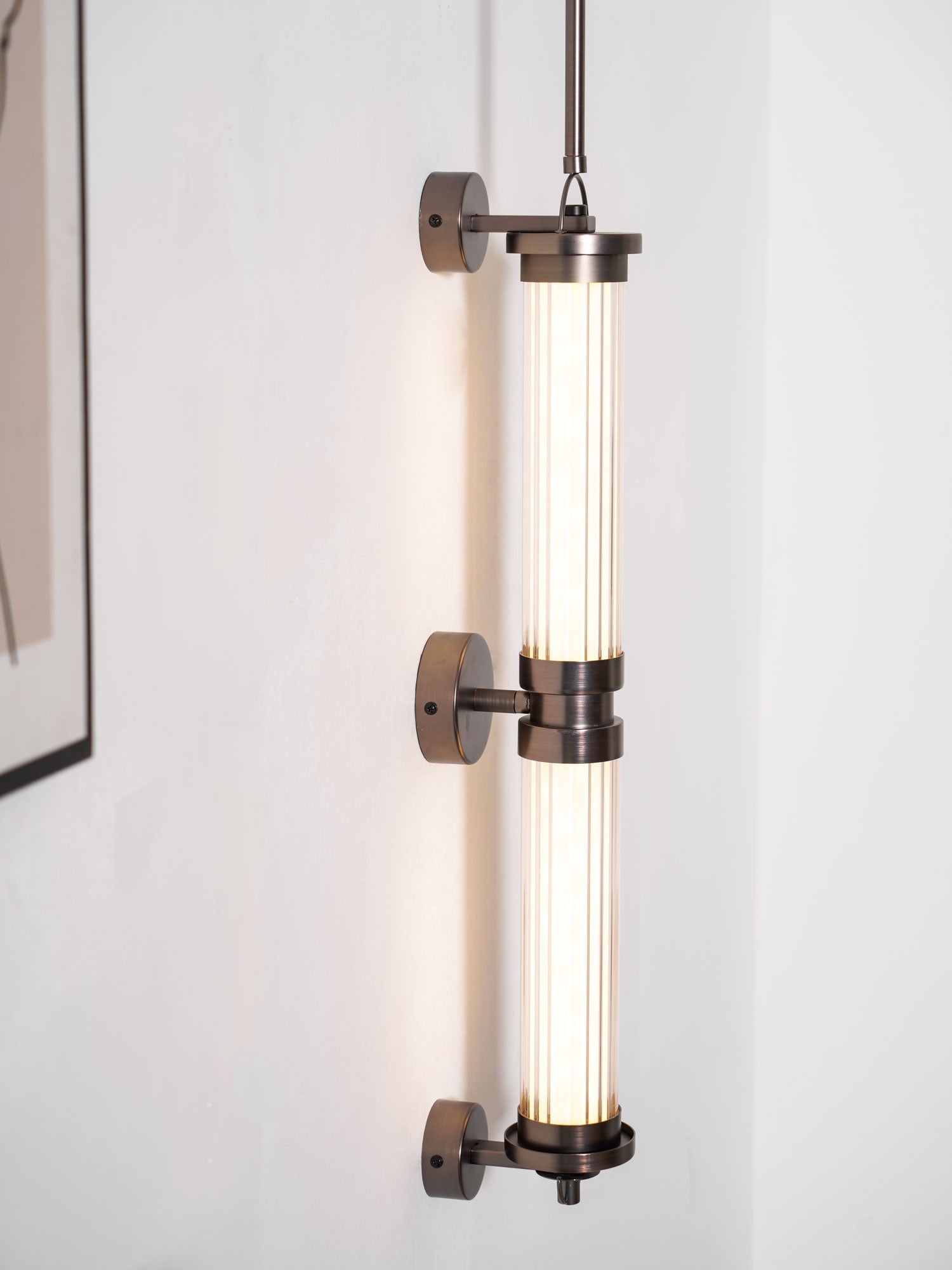 Myrtle Premium Nordic Art Vertical Glass Sconce Wall Lamp - Letslighting