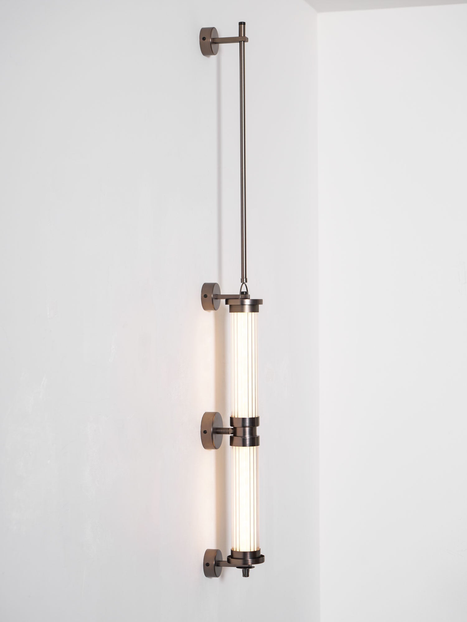 Myrtle Premium Nordic Art Vertical Glass Sconce Wall Lamp - Letslighting