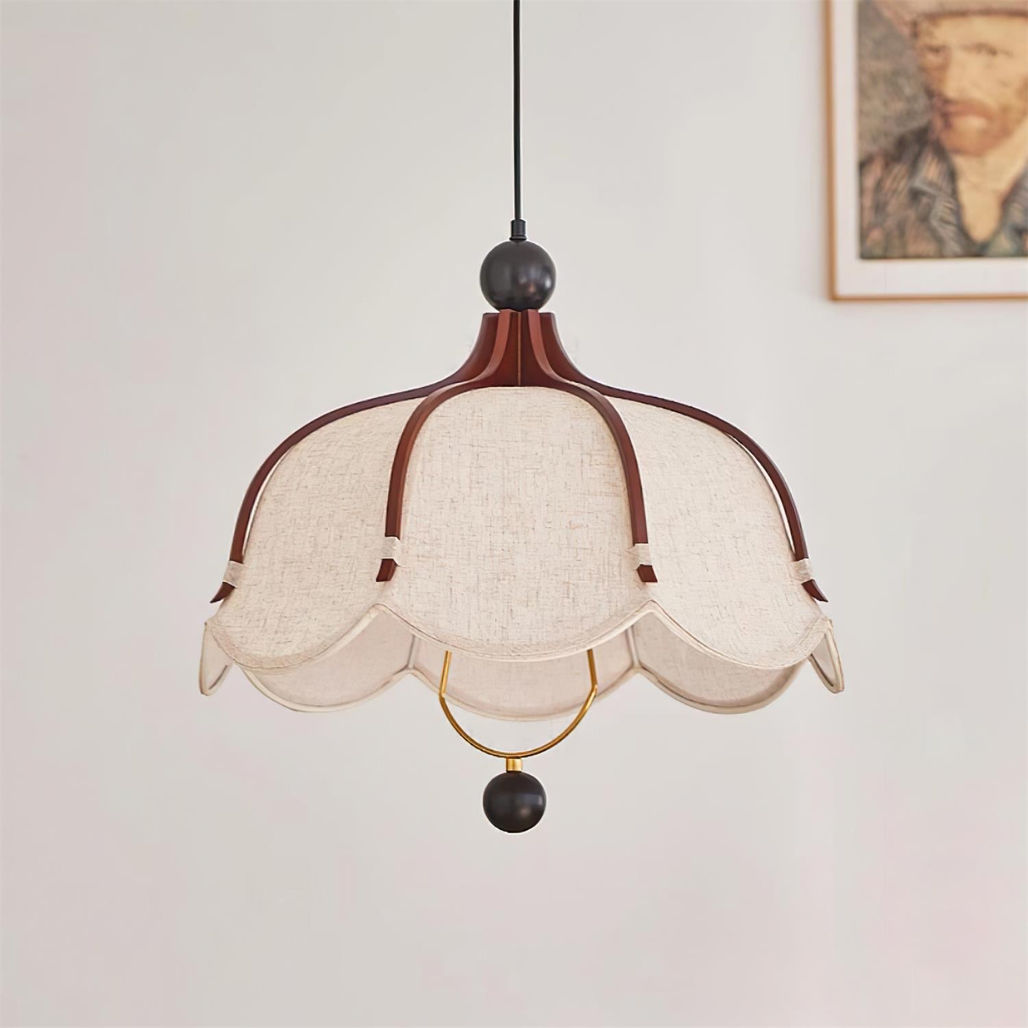Feyno Vintage Fabric Pendant Lamp - Letslighting