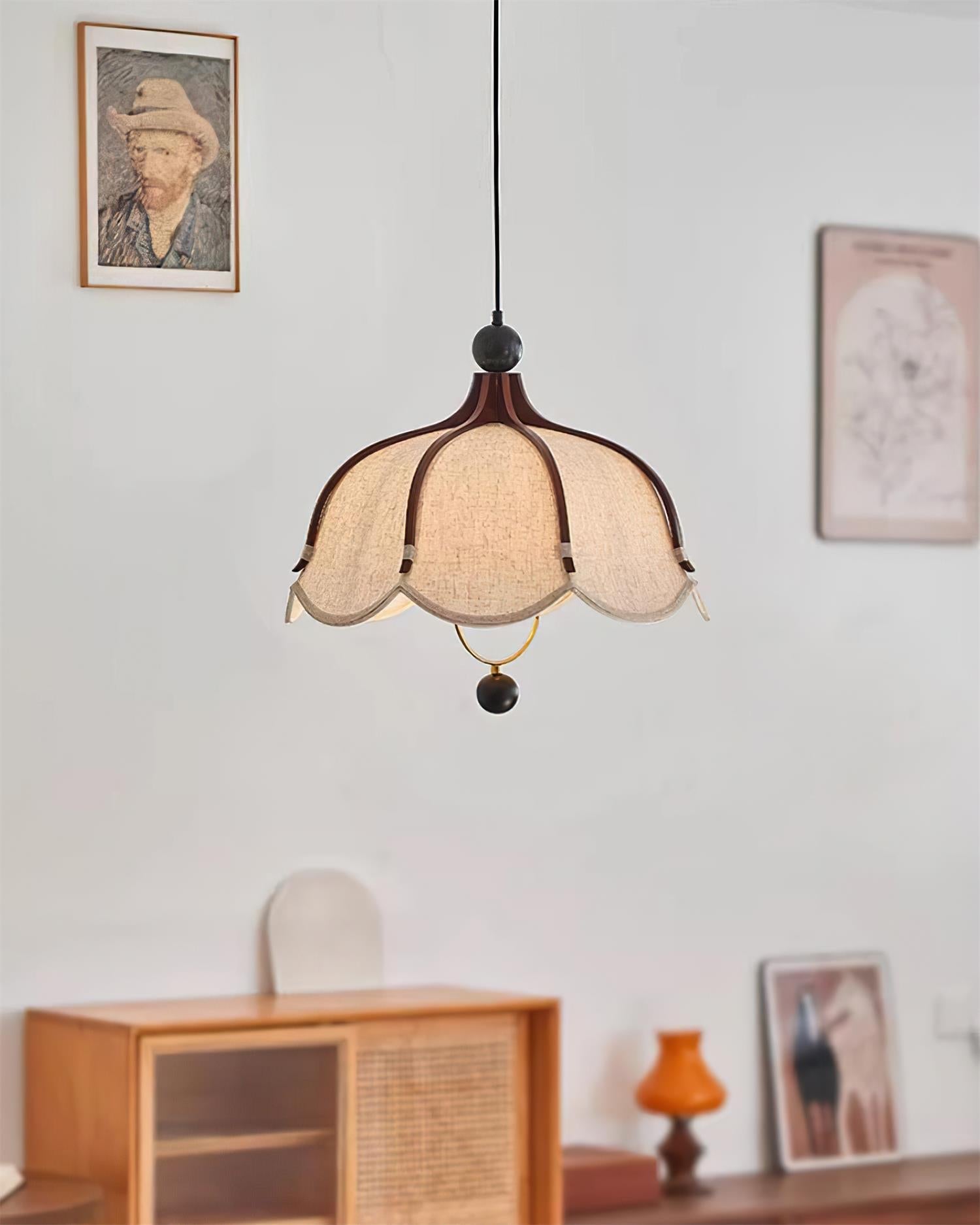 Feyno Vintage Fabric Pendant Lamp - Letslighting