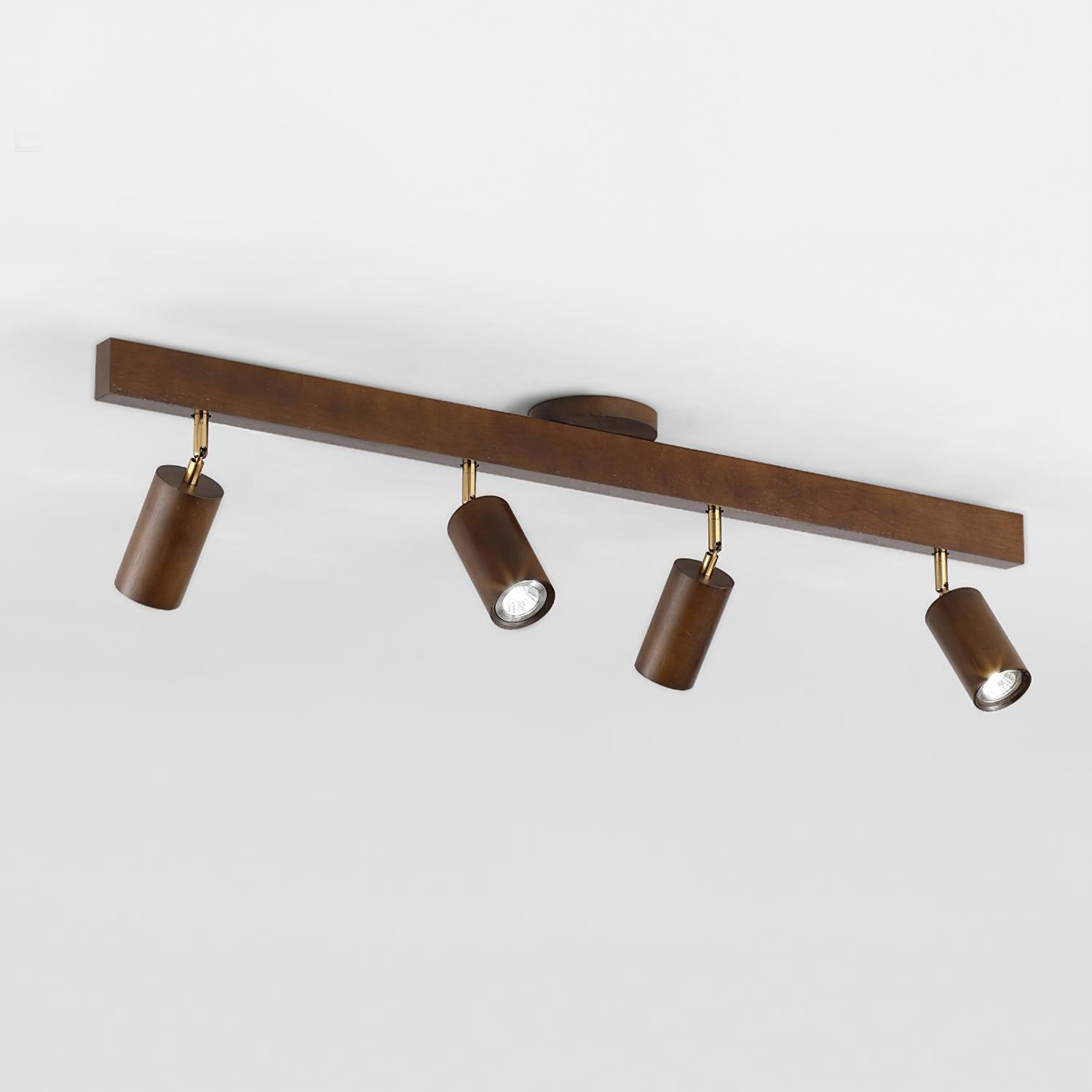 Aim Classical Wood Track Lighting Spotlight