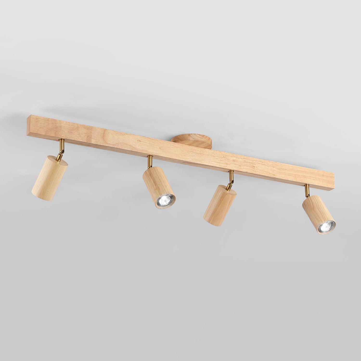 Aim Classical Wood Track Lighting Spotlight
