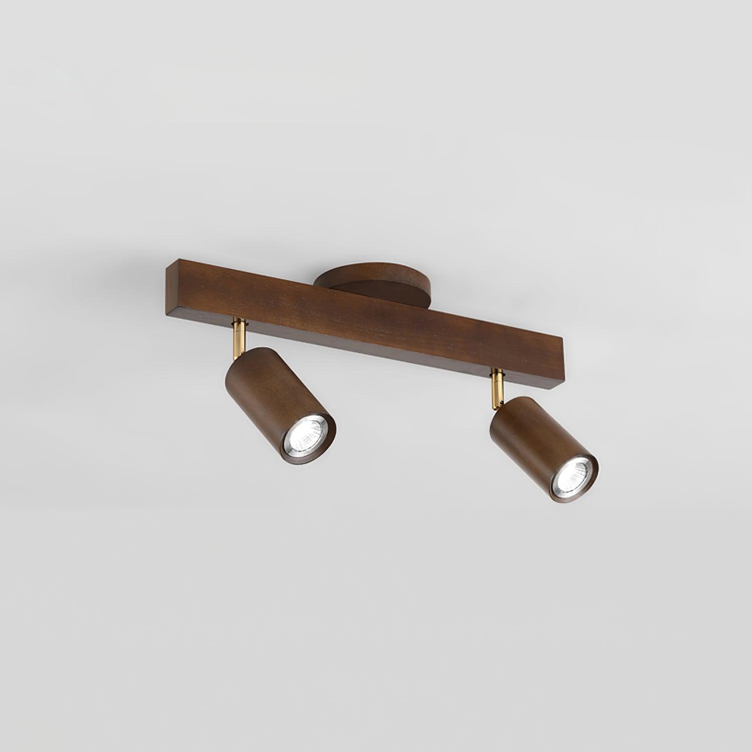 Aim Classical Wood Track Lighting Spotlight