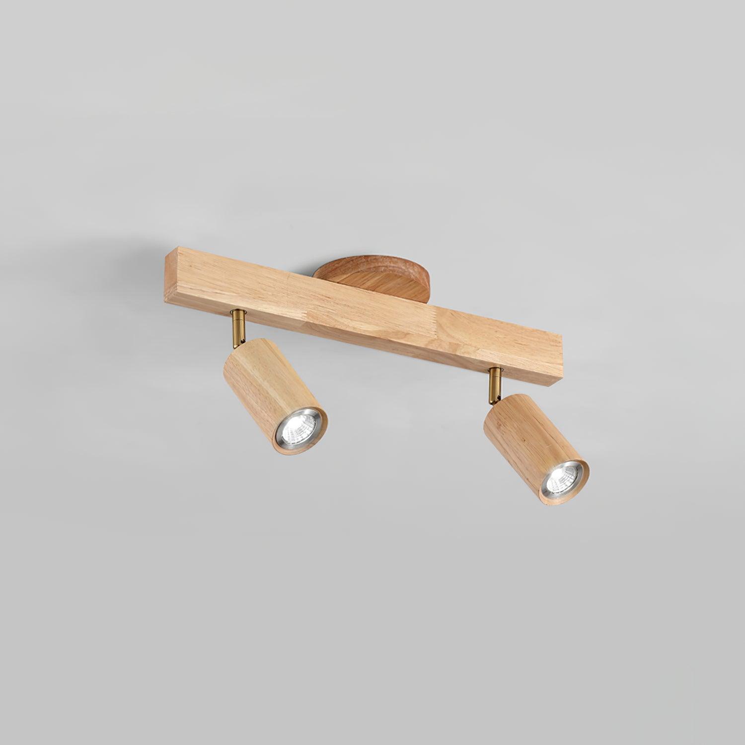 Aim Classical Wood Track Lighting Spotlight