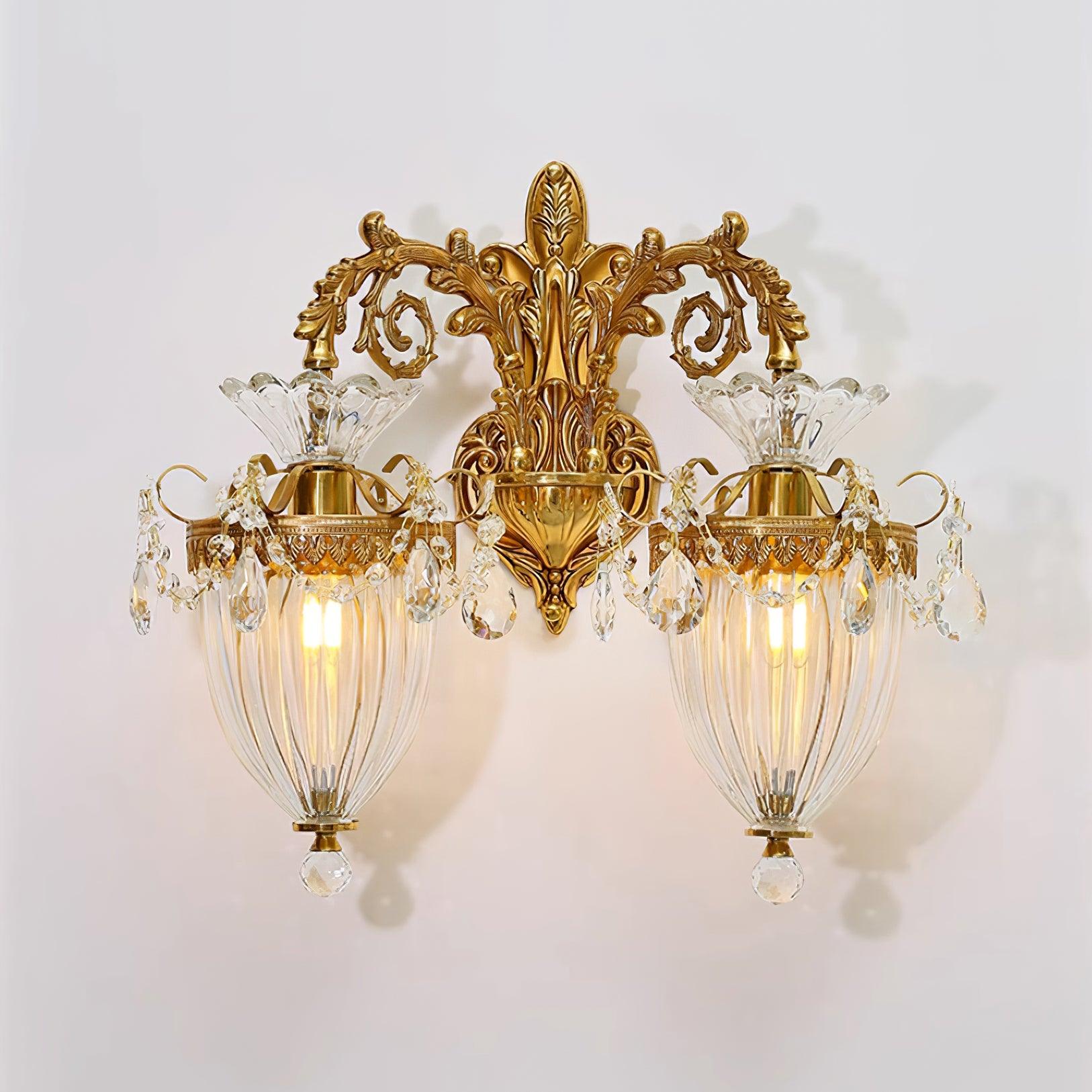 Elosia Gold Double Wall Lamp - Letslighting