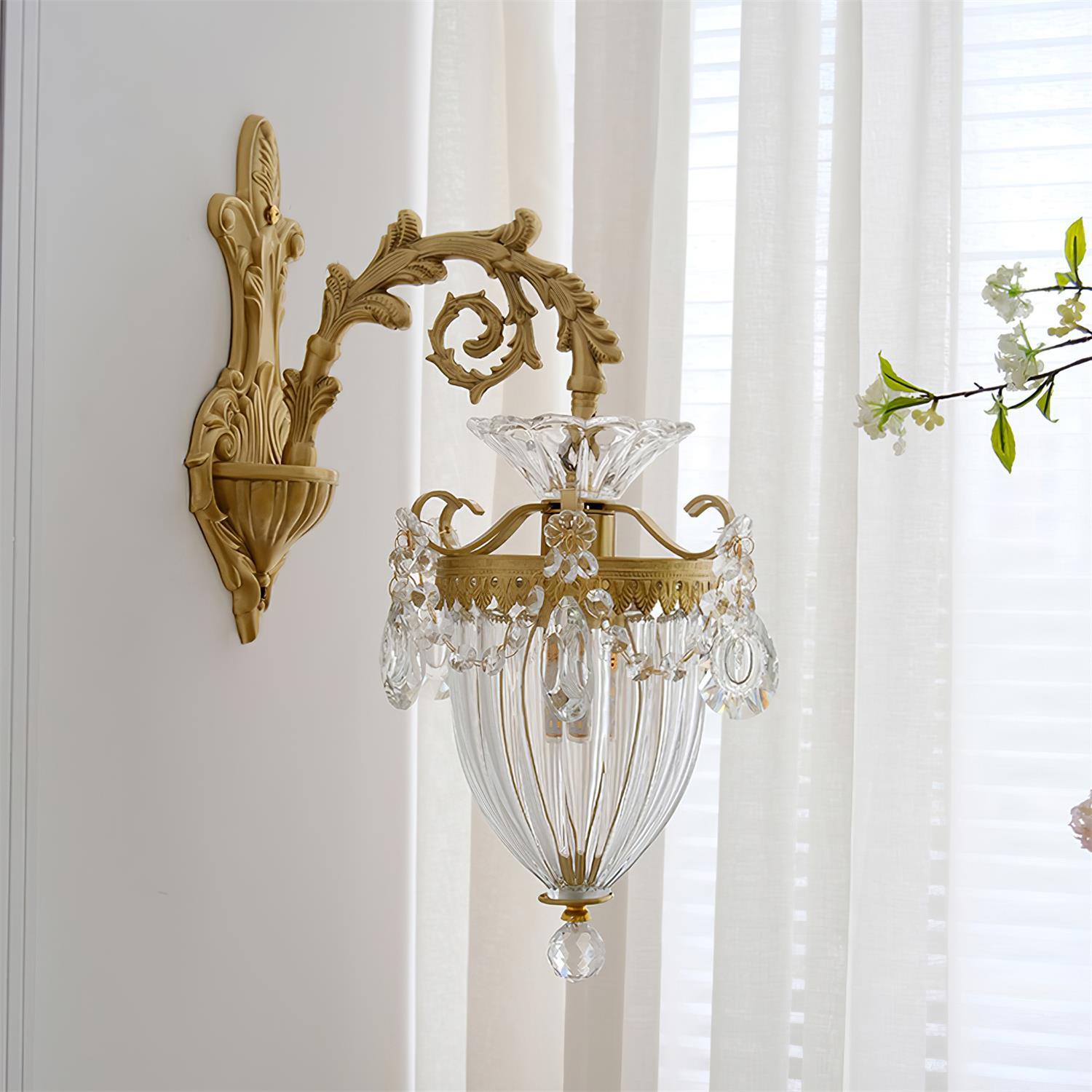 Elosia Gold Double Wall Lamp - Letslighting