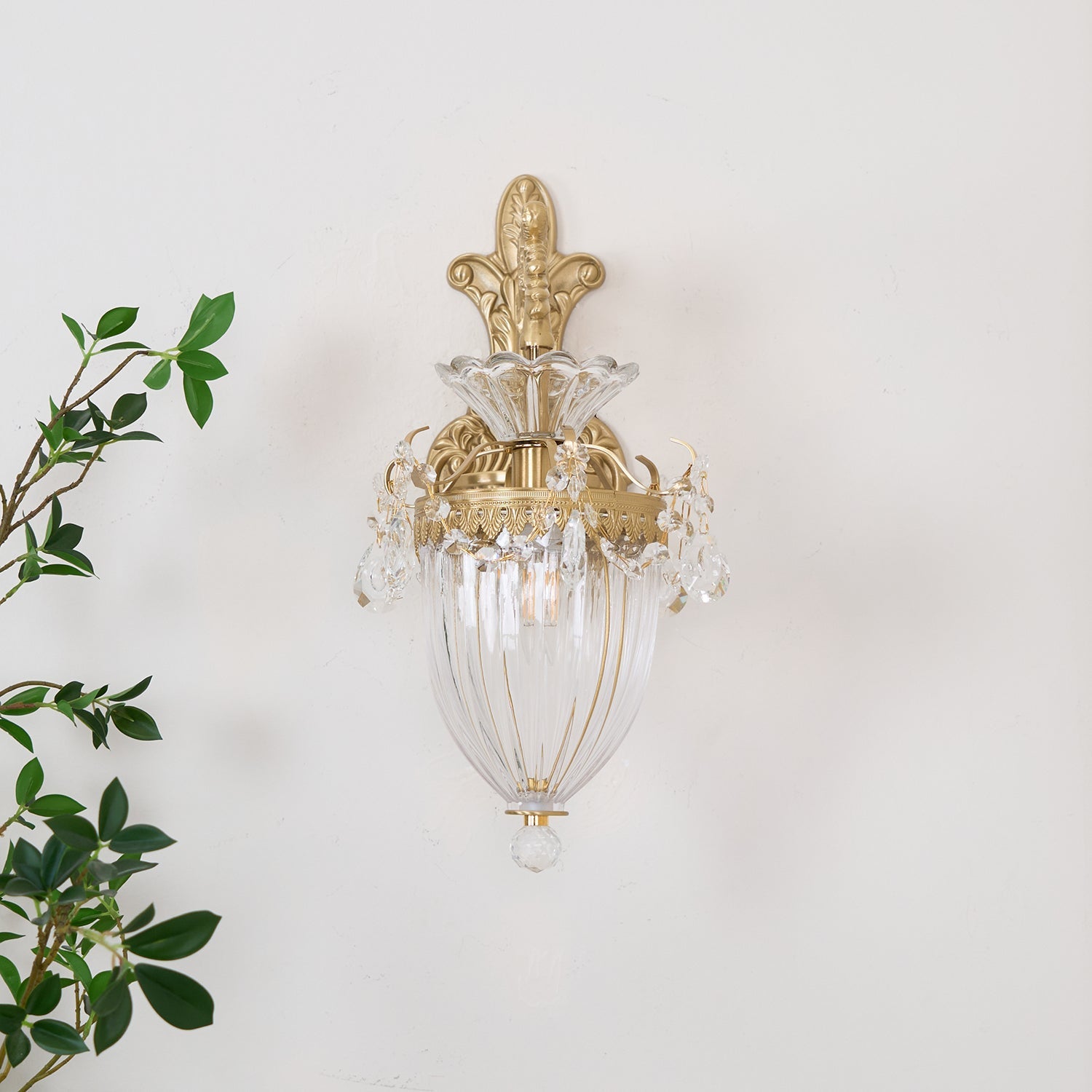 Elosia Gold Double Wall Lamp - Letslighting